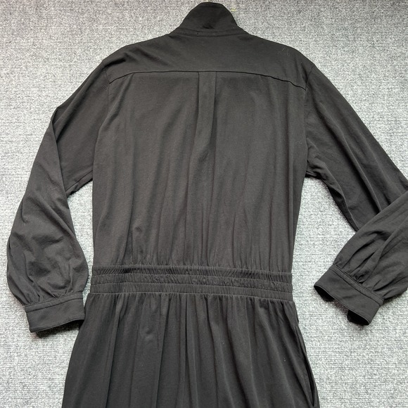 ATM Anthony‎ Thomas Melillo Long Sleeve JumpSuit Size Large Black Over Sized - Picture 12 of 14